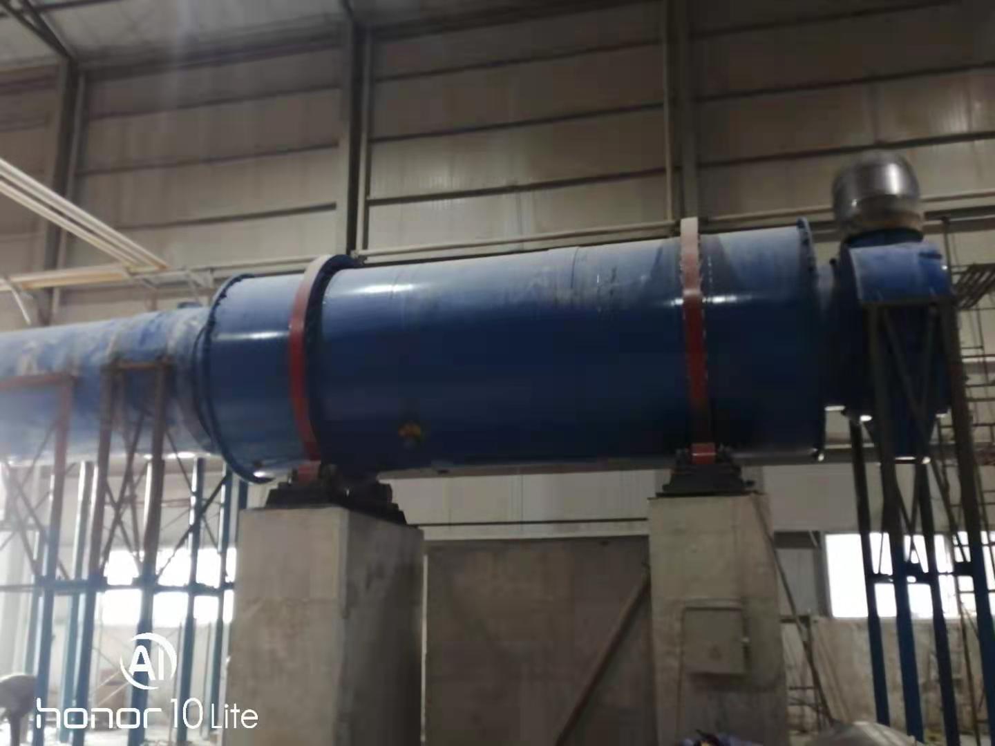 內蒙安烘干機安裝現場